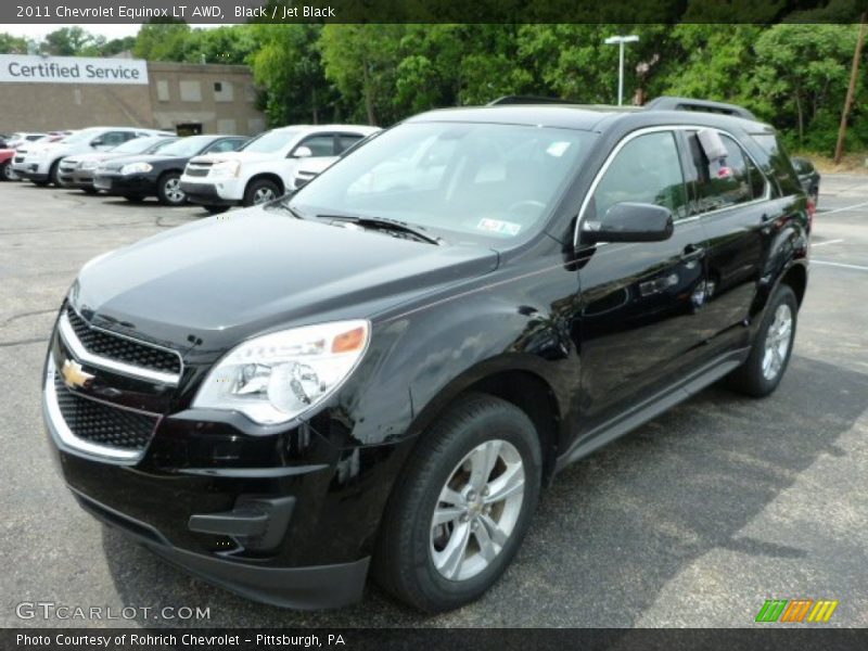 Black / Jet Black 2011 Chevrolet Equinox LT AWD
