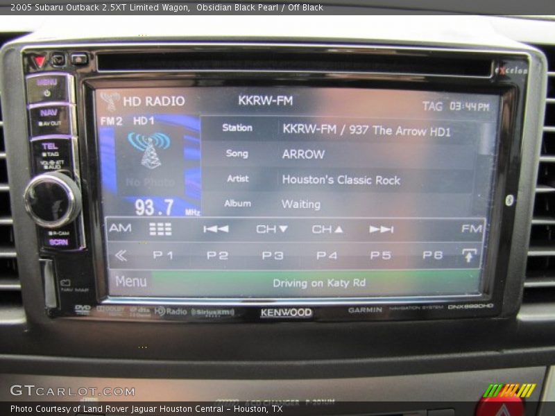 Obsidian Black Pearl / Off Black 2005 Subaru Outback 2.5XT Limited Wagon