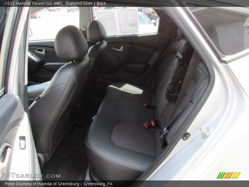 Diamond Silver / Black 2011 Hyundai Tucson GLS AWD