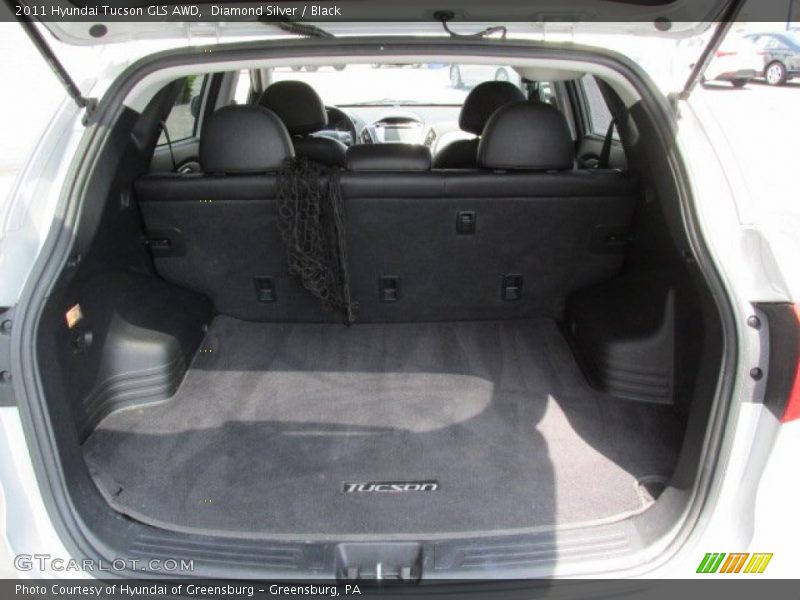 Diamond Silver / Black 2011 Hyundai Tucson GLS AWD