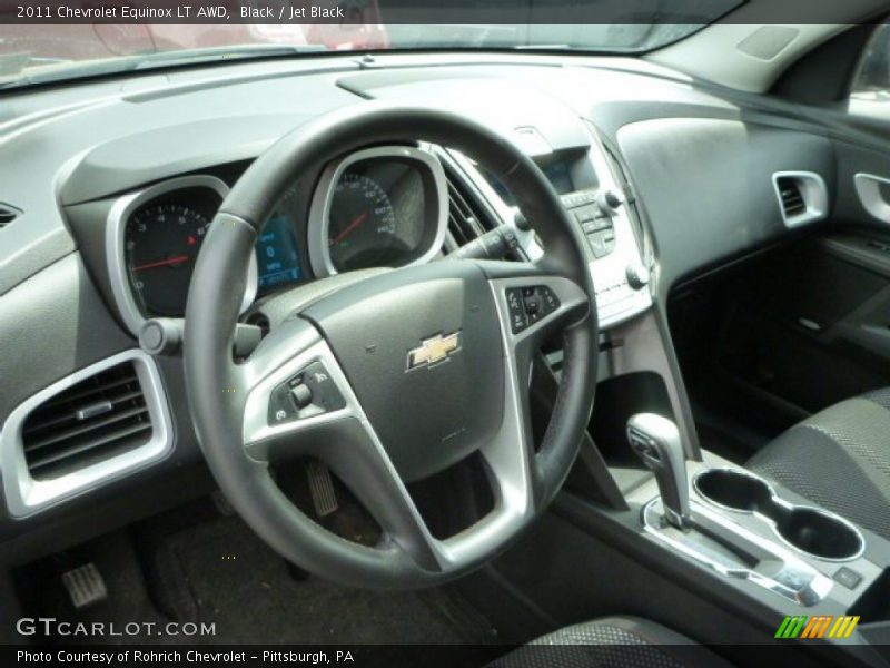 Black / Jet Black 2011 Chevrolet Equinox LT AWD