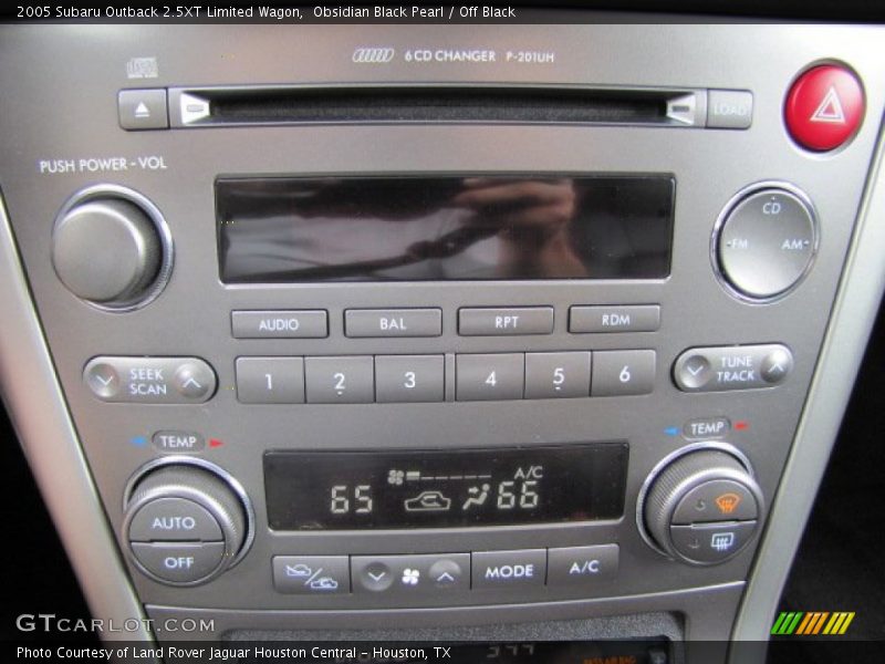 Obsidian Black Pearl / Off Black 2005 Subaru Outback 2.5XT Limited Wagon