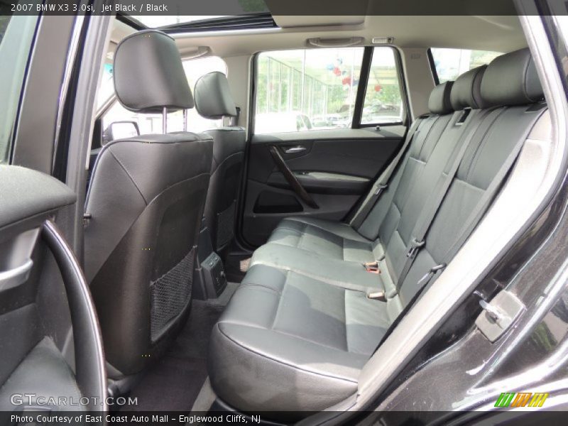 Jet Black / Black 2007 BMW X3 3.0si