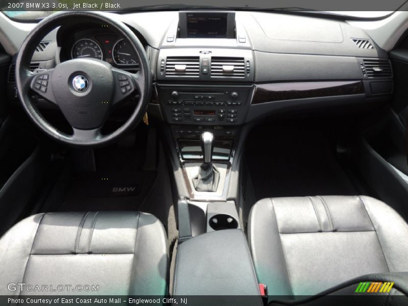 Jet Black / Black 2007 BMW X3 3.0si