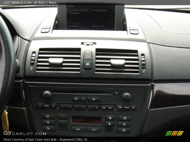 Jet Black / Black 2007 BMW X3 3.0si