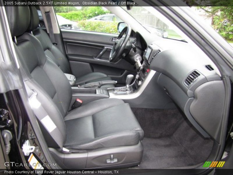 Obsidian Black Pearl / Off Black 2005 Subaru Outback 2.5XT Limited Wagon