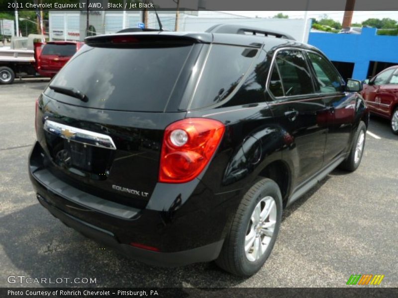 Black / Jet Black 2011 Chevrolet Equinox LT AWD