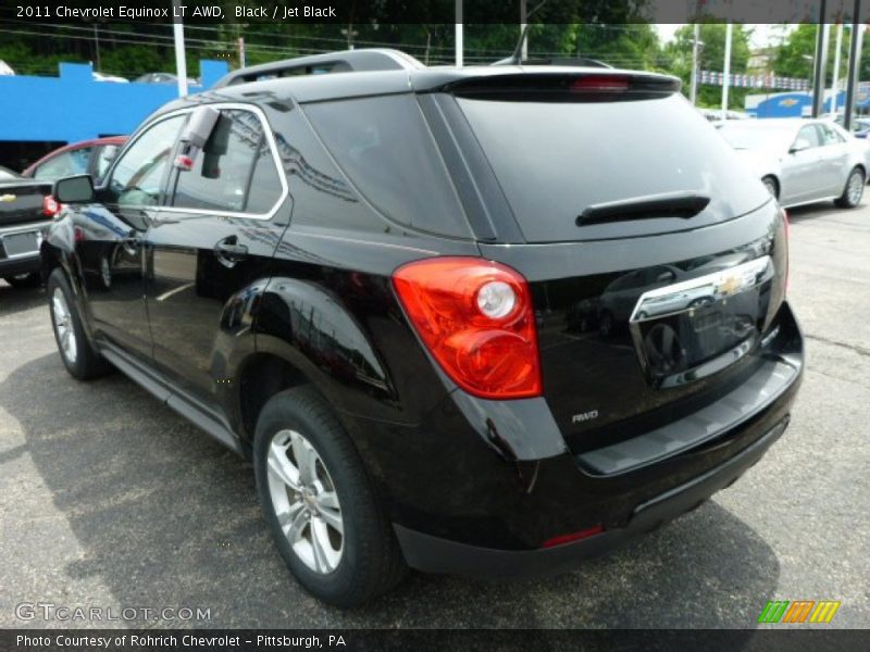 Black / Jet Black 2011 Chevrolet Equinox LT AWD
