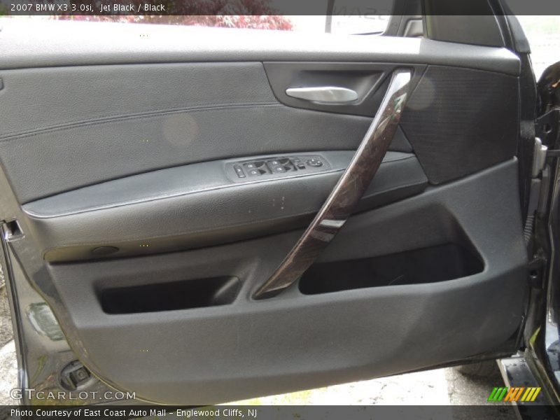 Jet Black / Black 2007 BMW X3 3.0si