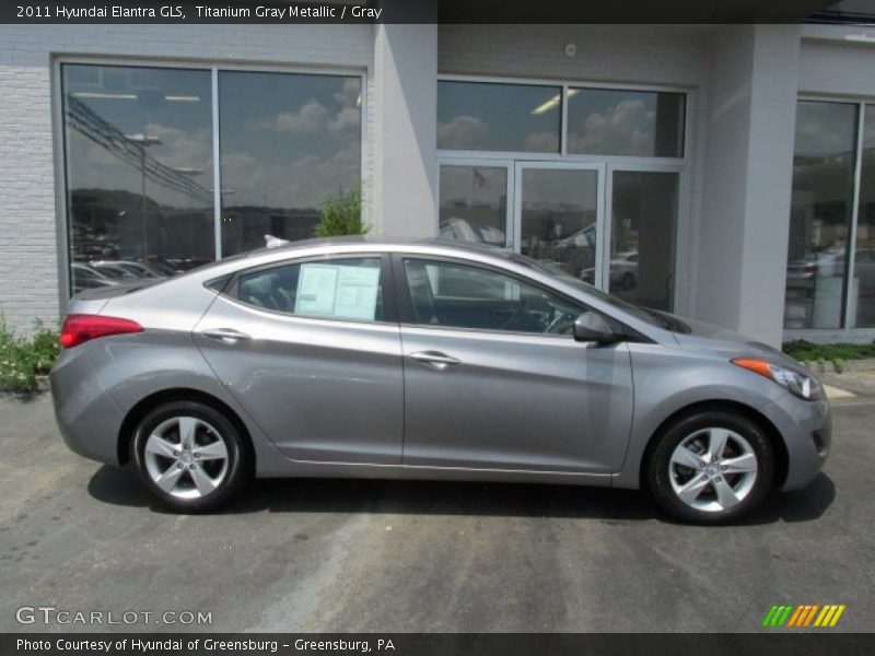 Titanium Gray Metallic / Gray 2011 Hyundai Elantra GLS