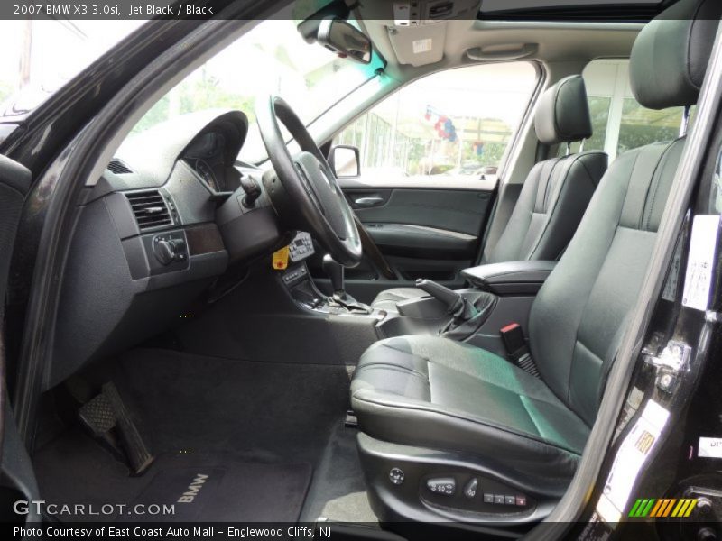 Jet Black / Black 2007 BMW X3 3.0si
