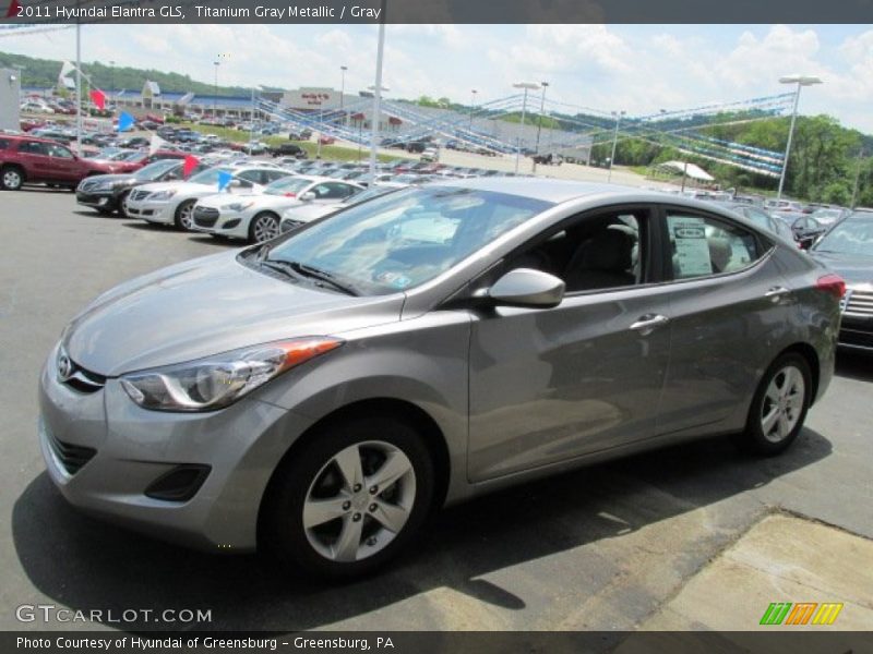 Titanium Gray Metallic / Gray 2011 Hyundai Elantra GLS