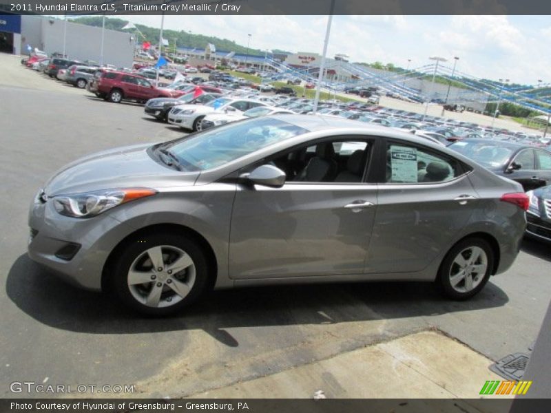 Titanium Gray Metallic / Gray 2011 Hyundai Elantra GLS