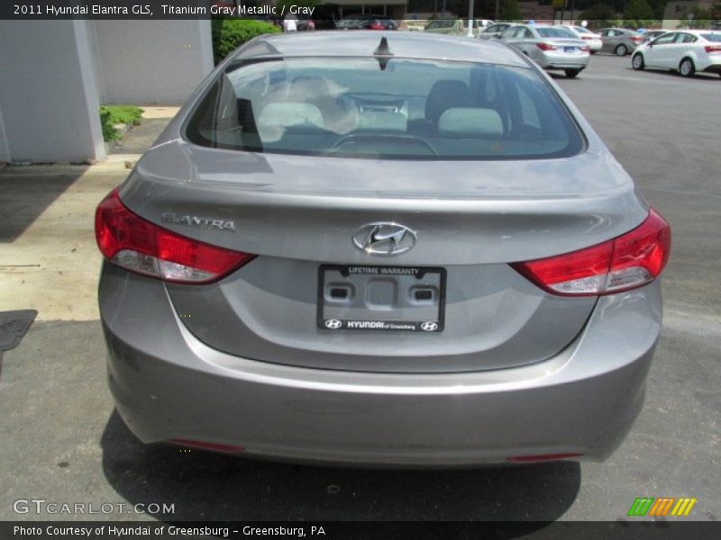 Titanium Gray Metallic / Gray 2011 Hyundai Elantra GLS