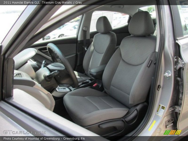 Titanium Gray Metallic / Gray 2011 Hyundai Elantra GLS