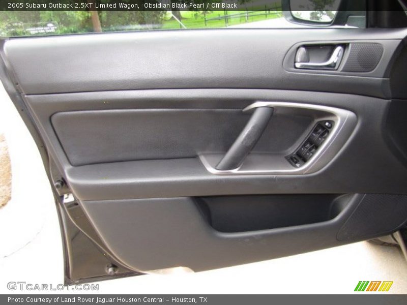 Obsidian Black Pearl / Off Black 2005 Subaru Outback 2.5XT Limited Wagon