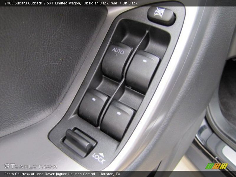 Obsidian Black Pearl / Off Black 2005 Subaru Outback 2.5XT Limited Wagon
