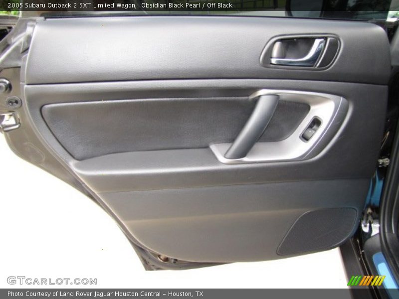 Obsidian Black Pearl / Off Black 2005 Subaru Outback 2.5XT Limited Wagon
