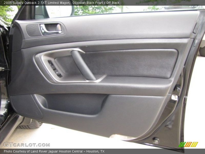 Obsidian Black Pearl / Off Black 2005 Subaru Outback 2.5XT Limited Wagon