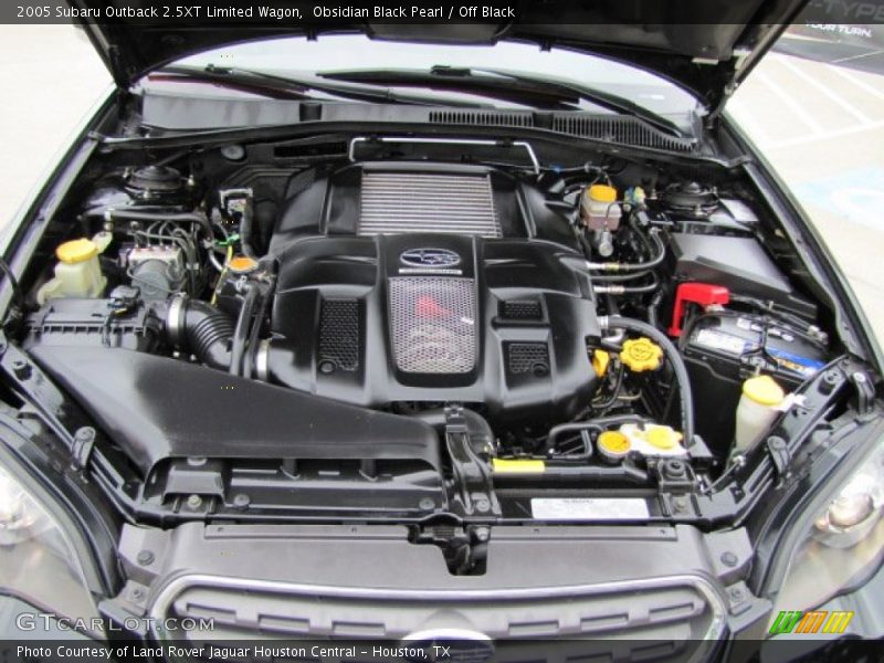 Obsidian Black Pearl / Off Black 2005 Subaru Outback 2.5XT Limited Wagon