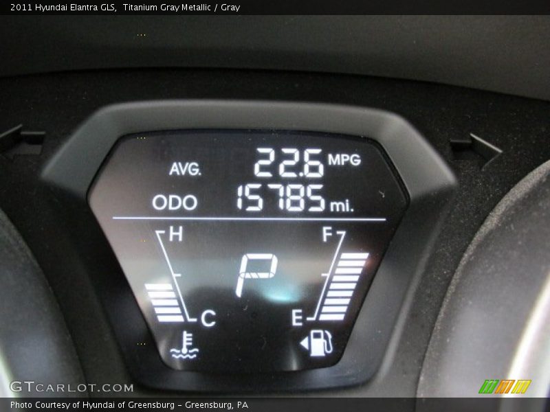 Titanium Gray Metallic / Gray 2011 Hyundai Elantra GLS