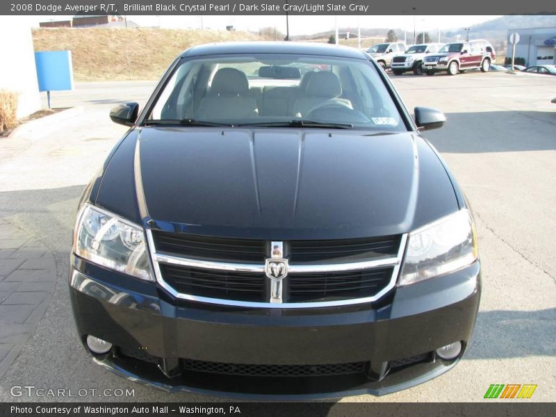 Brilliant Black Crystal Pearl / Dark Slate Gray/Light Slate Gray 2008 Dodge Avenger R/T
