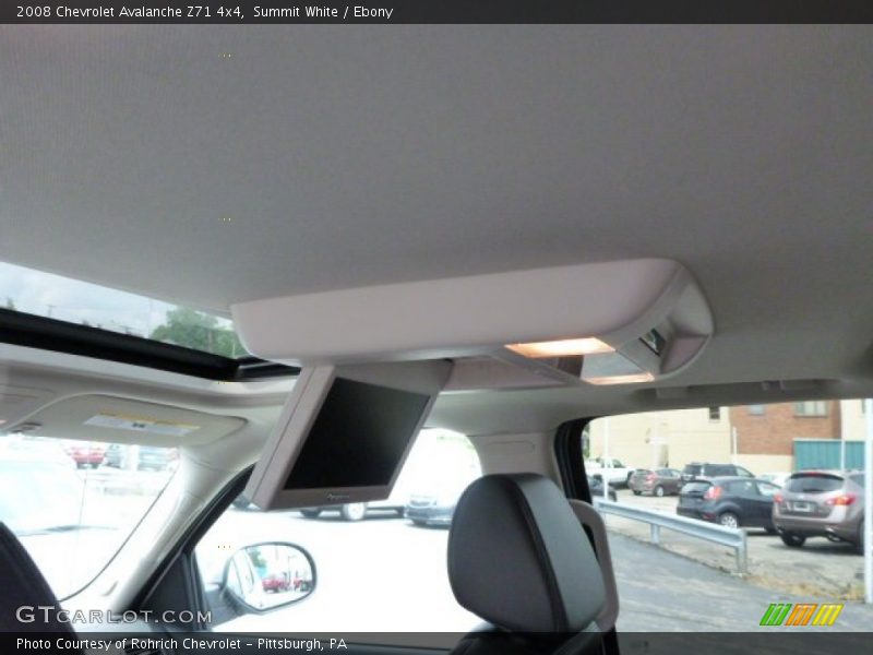 Summit White / Ebony 2008 Chevrolet Avalanche Z71 4x4