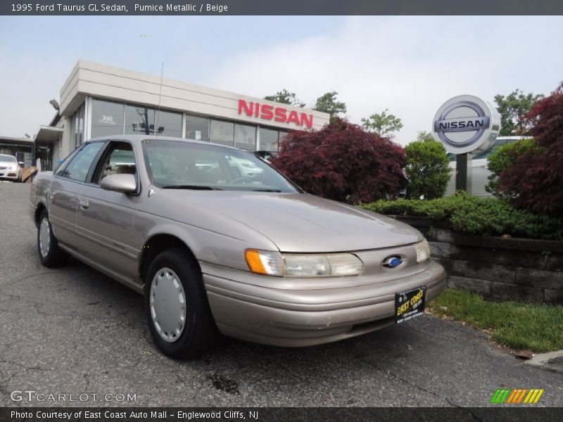 Pumice Metallic / Beige 1995 Ford Taurus GL Sedan