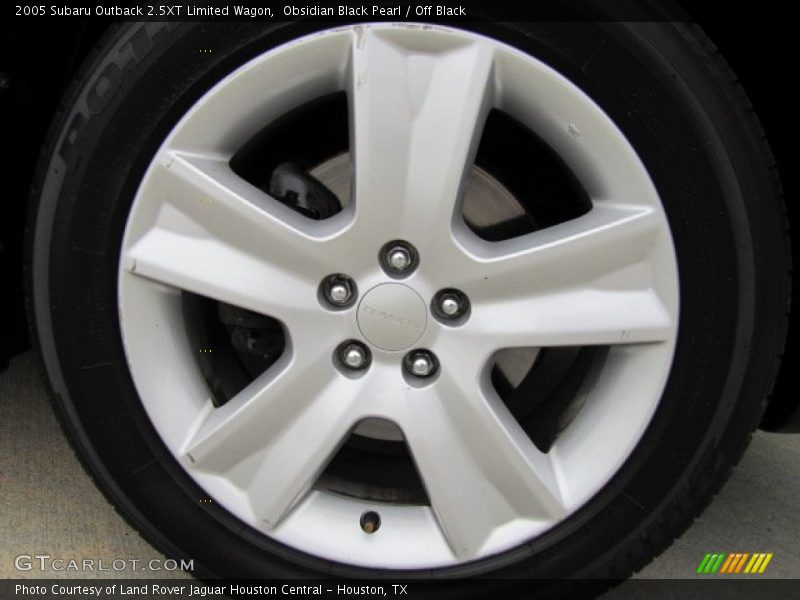 Obsidian Black Pearl / Off Black 2005 Subaru Outback 2.5XT Limited Wagon