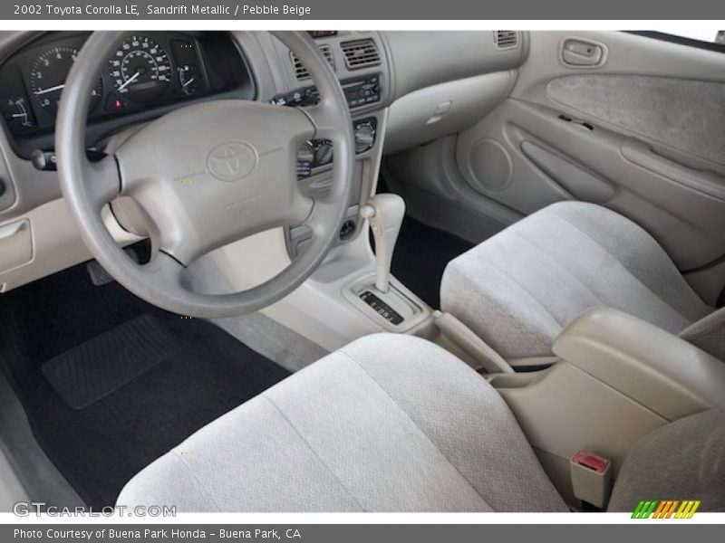 Sandrift Metallic / Pebble Beige 2002 Toyota Corolla LE