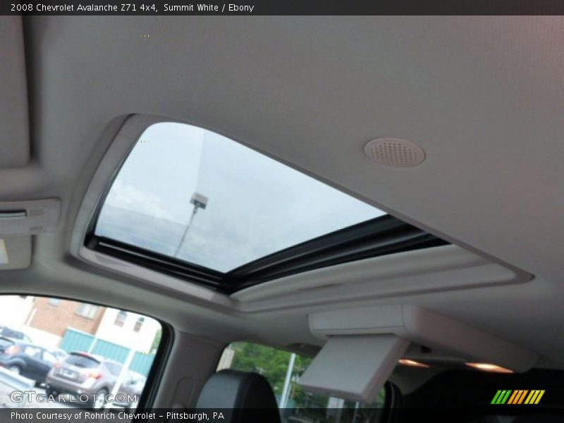 Summit White / Ebony 2008 Chevrolet Avalanche Z71 4x4
