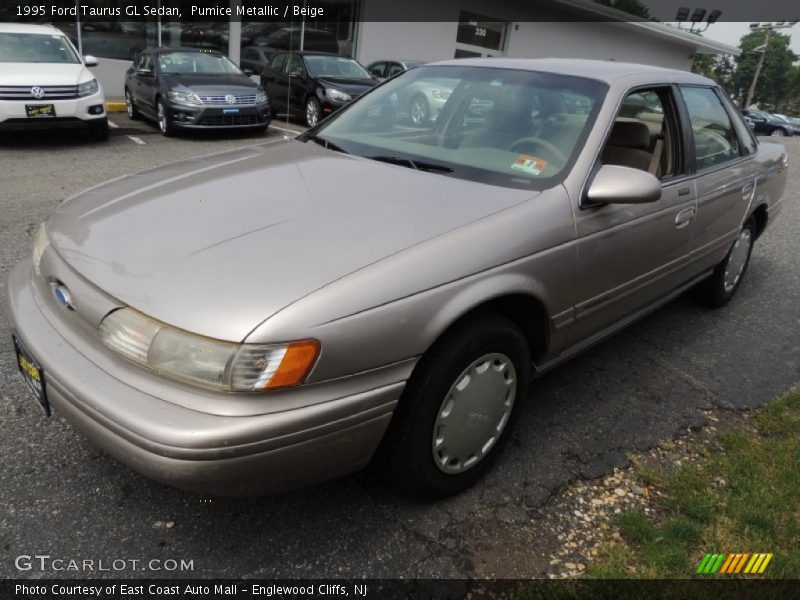 Pumice Metallic / Beige 1995 Ford Taurus GL Sedan