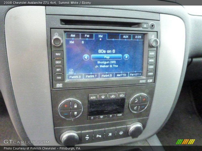 Summit White / Ebony 2008 Chevrolet Avalanche Z71 4x4