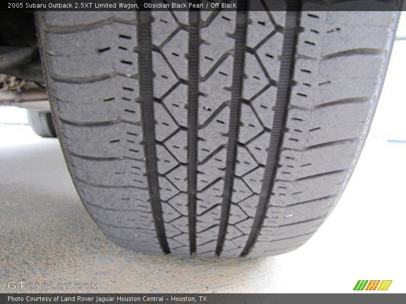 Obsidian Black Pearl / Off Black 2005 Subaru Outback 2.5XT Limited Wagon