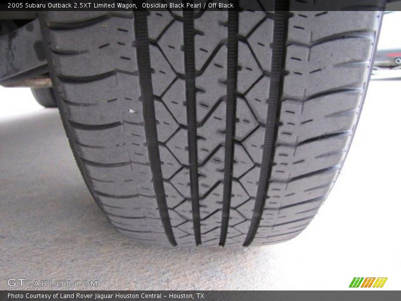 Obsidian Black Pearl / Off Black 2005 Subaru Outback 2.5XT Limited Wagon