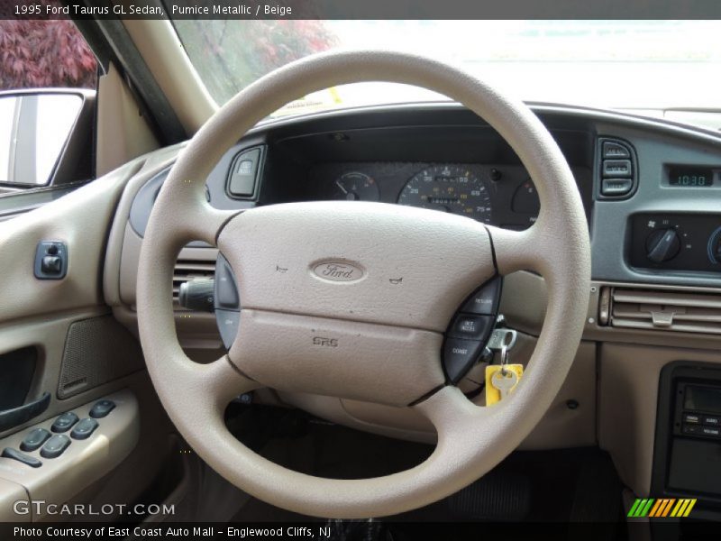 Pumice Metallic / Beige 1995 Ford Taurus GL Sedan