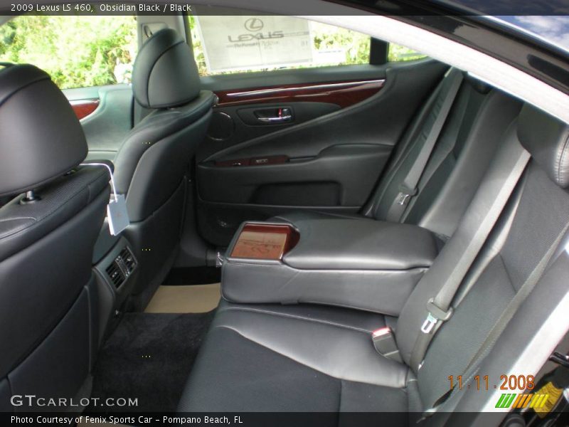 Obsidian Black / Black 2009 Lexus LS 460