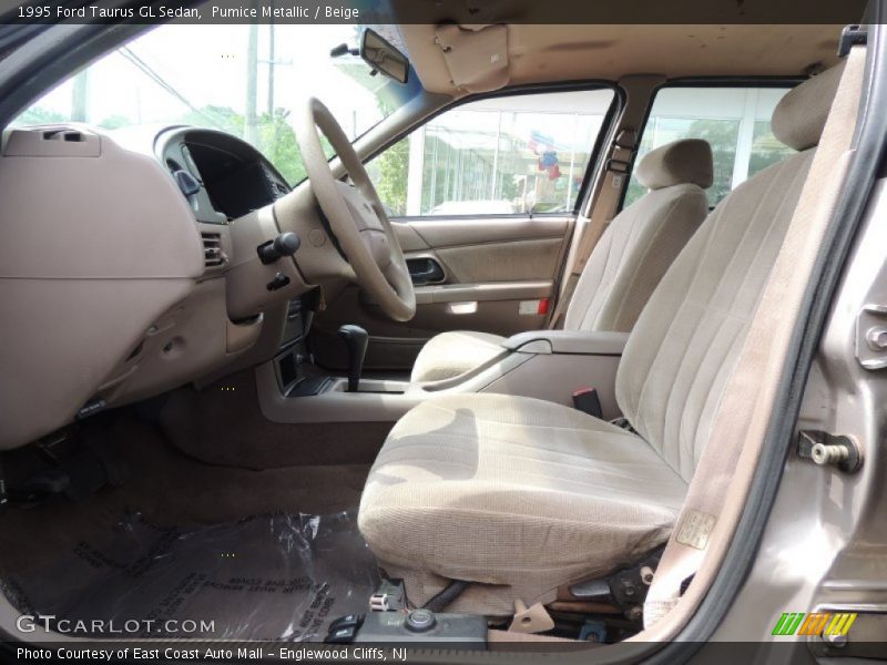 Pumice Metallic / Beige 1995 Ford Taurus GL Sedan