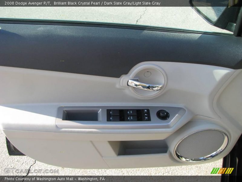 Brilliant Black Crystal Pearl / Dark Slate Gray/Light Slate Gray 2008 Dodge Avenger R/T