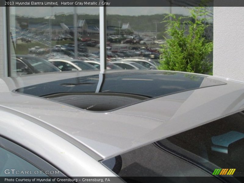 Harbor Gray Metallic / Gray 2013 Hyundai Elantra Limited