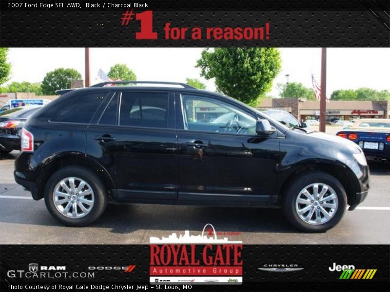 Black / Charcoal Black 2007 Ford Edge SEL AWD