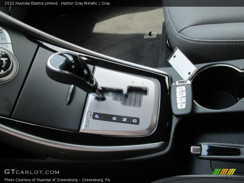 Harbor Gray Metallic / Gray 2013 Hyundai Elantra Limited