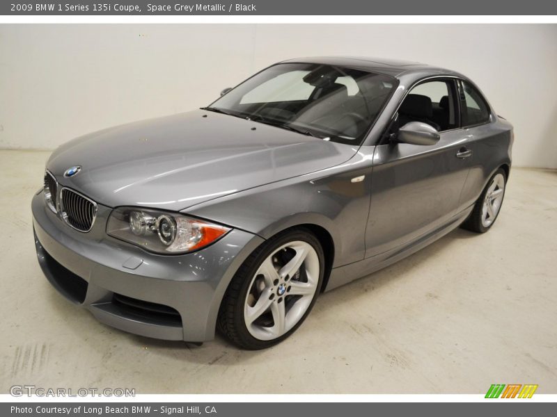 Space Grey Metallic / Black 2009 BMW 1 Series 135i Coupe