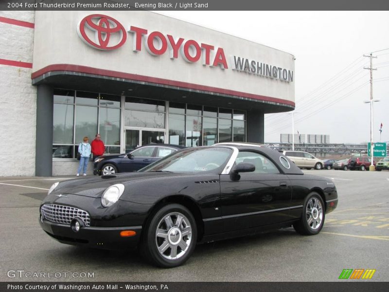 Evening Black / Light Sand 2004 Ford Thunderbird Premium Roadster