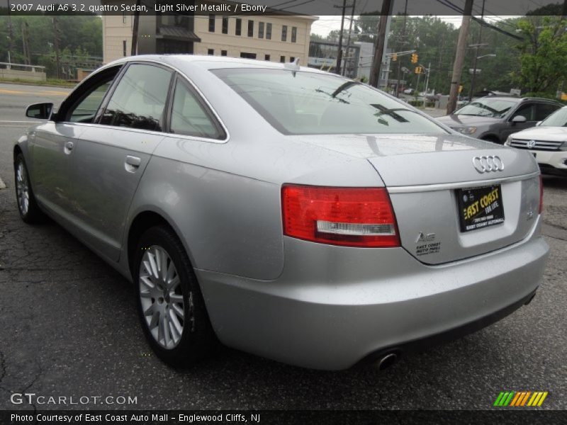 Light Silver Metallic / Ebony 2007 Audi A6 3.2 quattro Sedan