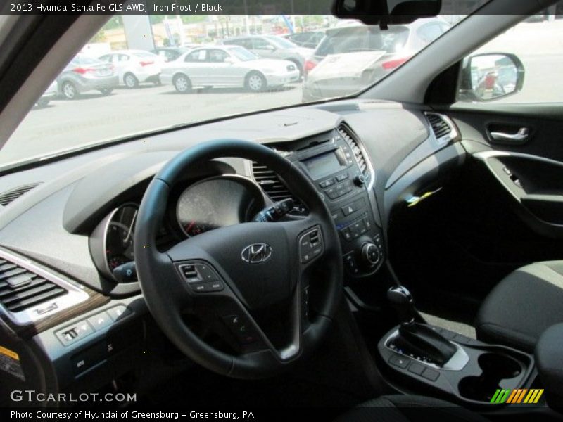 Iron Frost / Black 2013 Hyundai Santa Fe GLS AWD