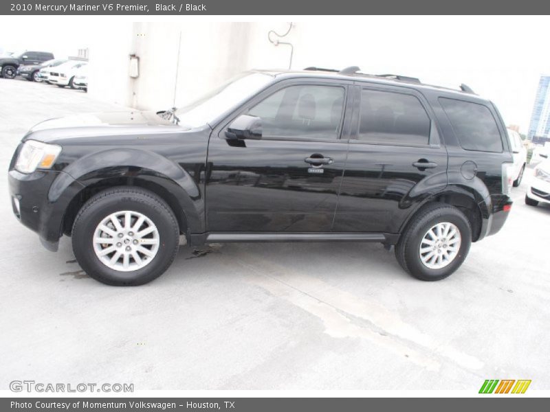 Black / Black 2010 Mercury Mariner V6 Premier