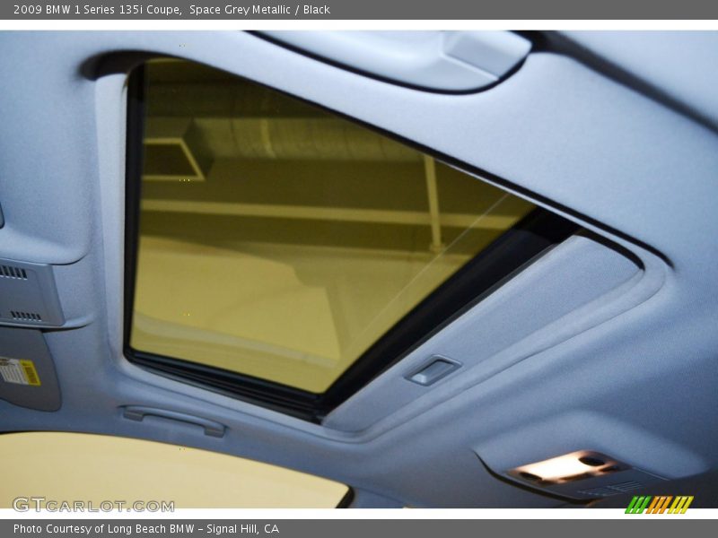 Space Grey Metallic / Black 2009 BMW 1 Series 135i Coupe