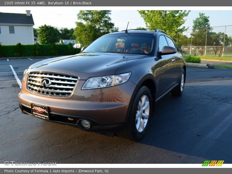 Beryllium 16 / Brick/Black 2005 Infiniti FX 35 AWD