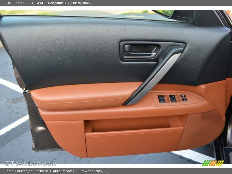 Beryllium 16 / Brick/Black 2005 Infiniti FX 35 AWD